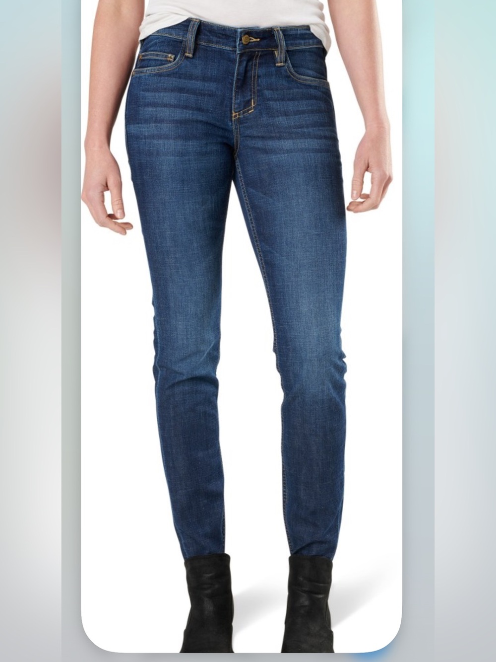 5.11 Tactical Women's Defender-flex Jeans Slim Fit in Indigo